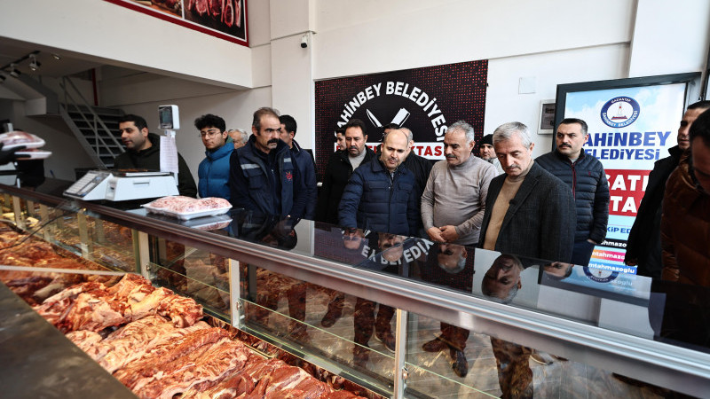 ŞAHİNBEY BELEDİYESİ ET SATIŞ NOKTASINI HİZMETE SUNDU
